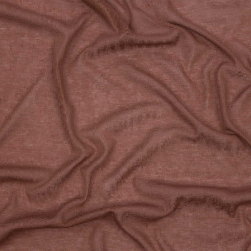 Famous Designer Cinnamon Lightweight Cotton Interlock Knit