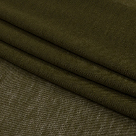 Famous Designer Seaweed Green Featherweight Cotton Jersey