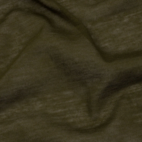 Famous Designer Seaweed Green Featherweight Cotton Jersey