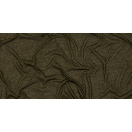 Famous Designer Seaweed Green Featherweight Cotton Jersey