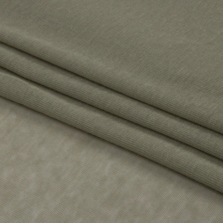 Famous Designer Light Sage Lightweight Cotton Interlock Knit