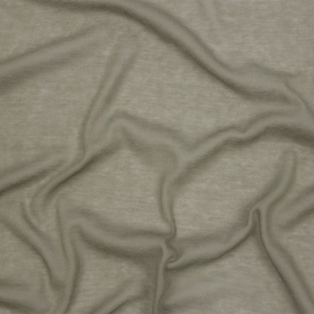 Famous Designer Light Sage Lightweight Cotton Interlock Knit