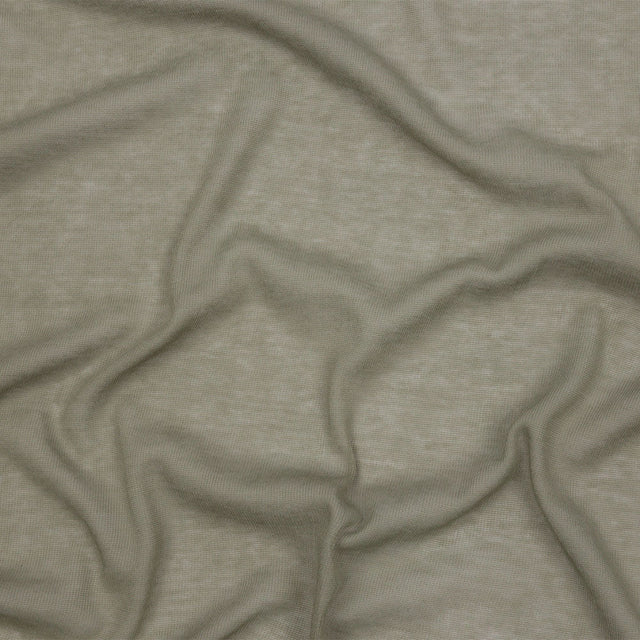 Famous Designer Light Sage Lightweight Cotton Interlock Knit