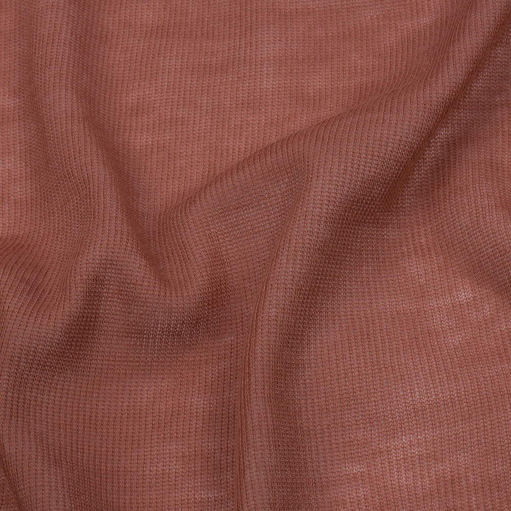 Famous Designer Light Rust Lightweight Cotton Interlock Knit