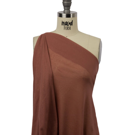 Famous Designer Light Rust Lightweight Cotton Interlock Knit