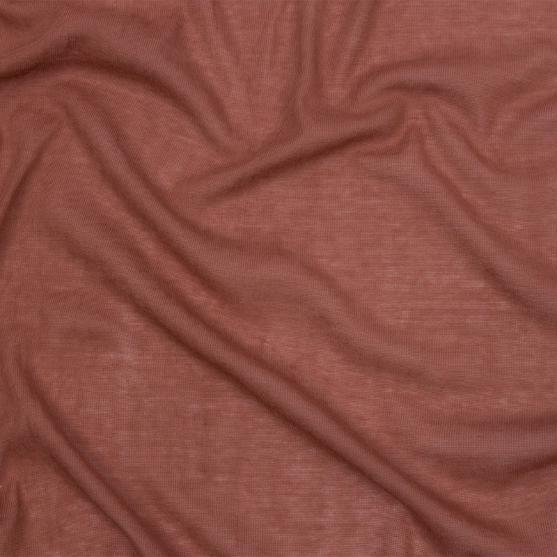 Famous Designer Light Rust Lightweight Cotton Interlock Knit