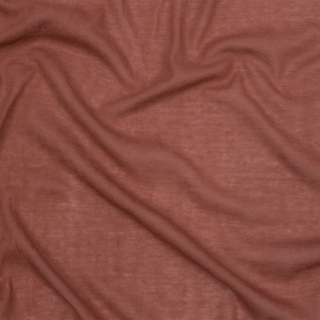 Famous Designer Light Rust Lightweight Cotton Interlock Knit