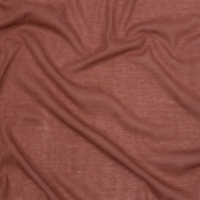 Famous Designer Light Rust Lightweight Cotton Interlock Knit