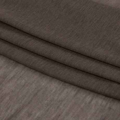 Famous Designer Taupe Featherweight Viscose and Cotton Jersey