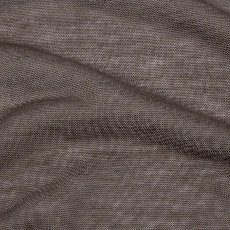 Famous Designer Taupe Featherweight Viscose and Cotton Jersey