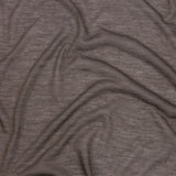 Famous Designer Taupe Featherweight Viscose and Cotton Jersey