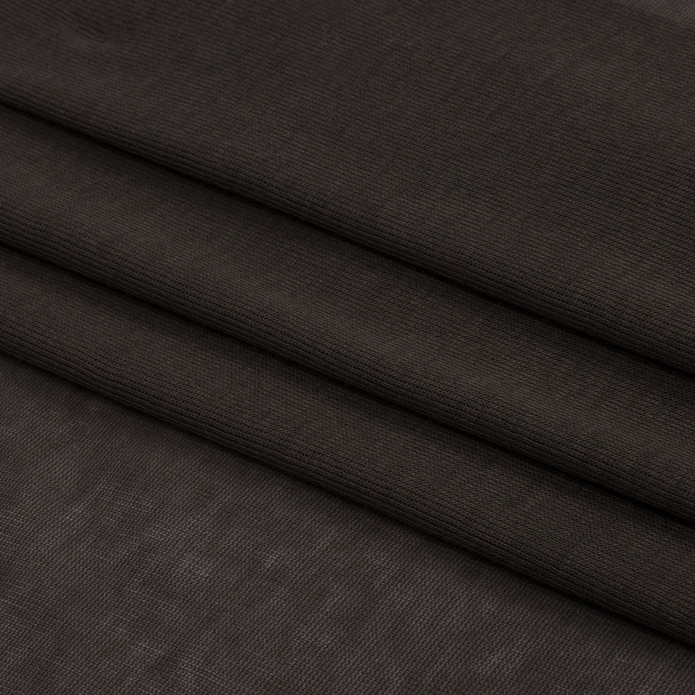 Famous Designer Khaki Lightweight Cotton Interlock Knit