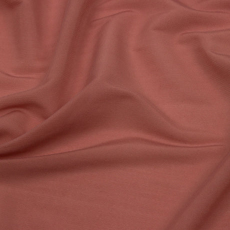 Famous Designer Light Rust Stretch Cupro Jersey