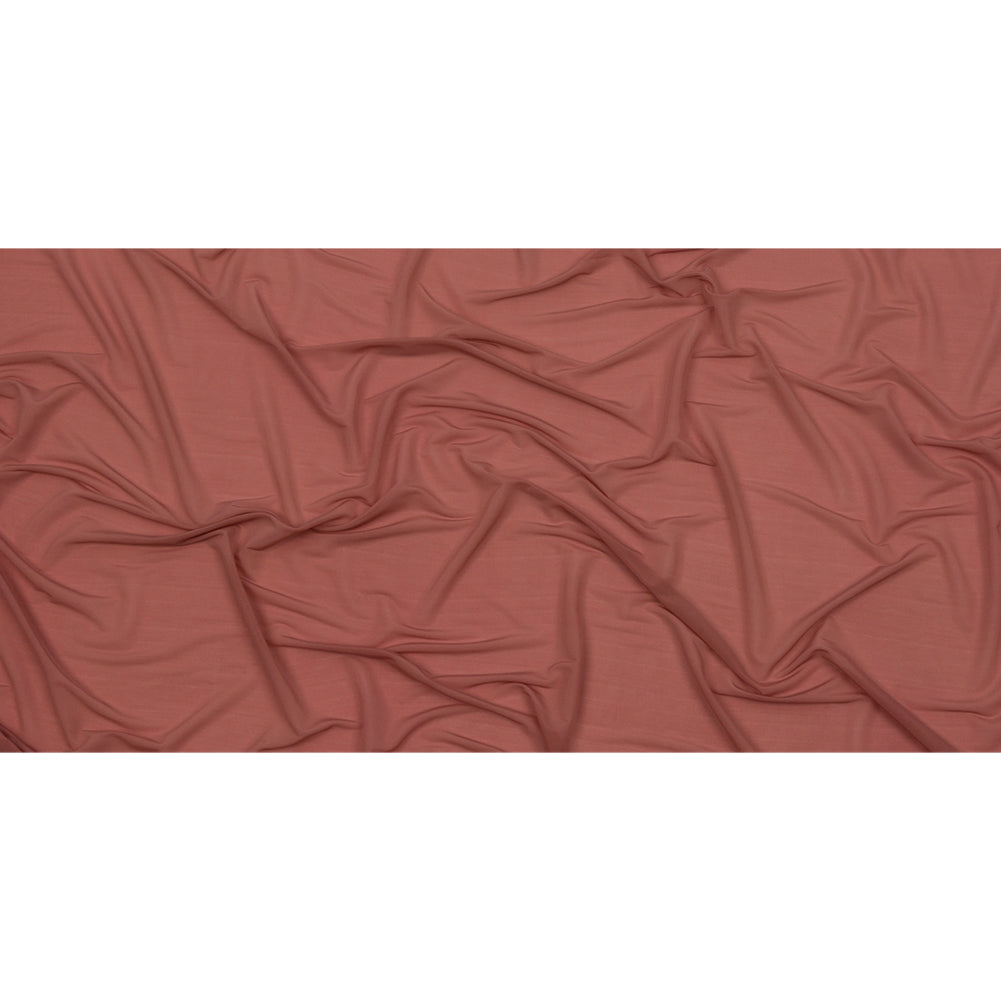 Famous Designer Light Rust Stretch Cupro Jersey