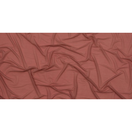 Famous Designer Light Rust Stretch Cupro Jersey