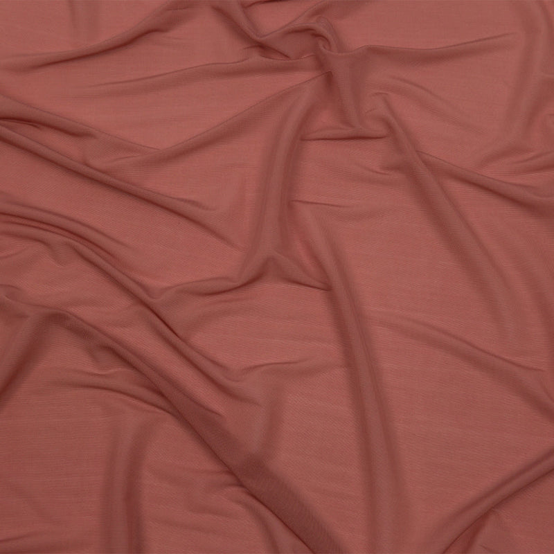 Famous Designer Light Rust Stretch Cupro Jersey