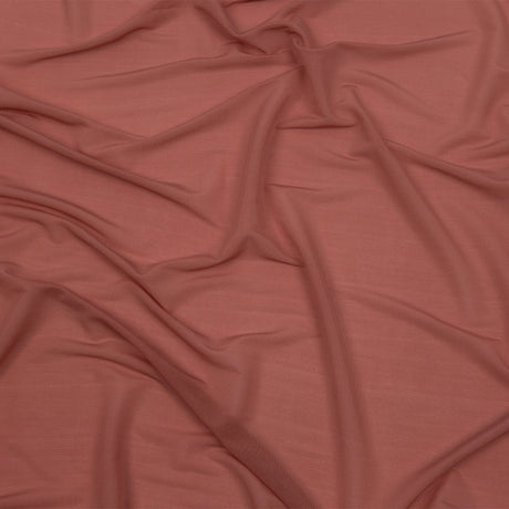 Famous Designer Light Rust Stretch Cupro Jersey
