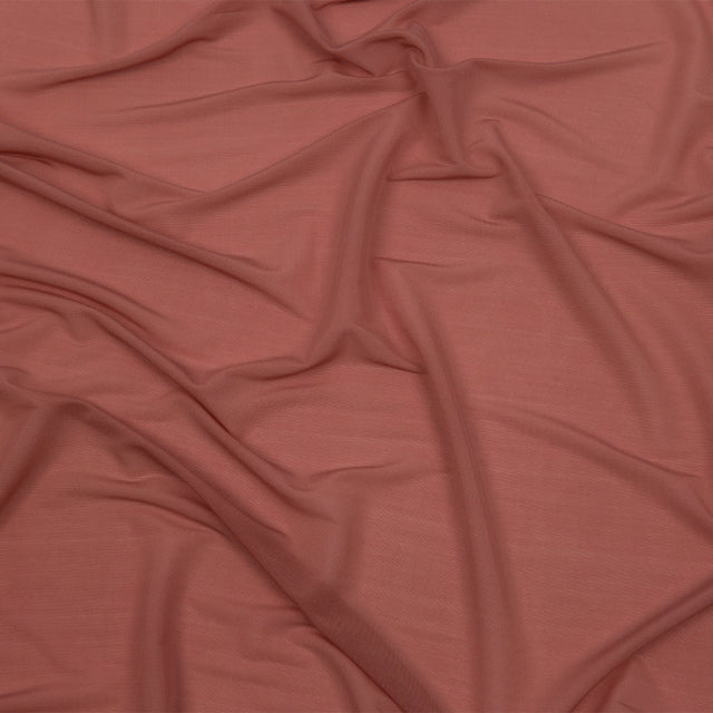 Famous Designer Light Rust Stretch Cupro Jersey
