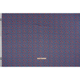 Polyester Charmeuse Print - Red and Blue Abstract - Mood Exclusive Betta Fish