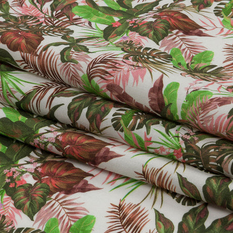Mood Exclusive White Poison Gardens Viscose Shirting