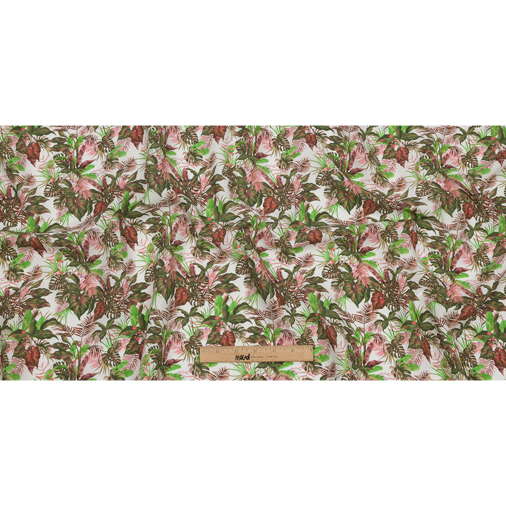 Mood Exclusive White Poison Gardens Viscose Shirting