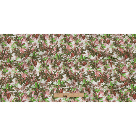 Mood Exclusive White Poison Gardens Viscose Shirting