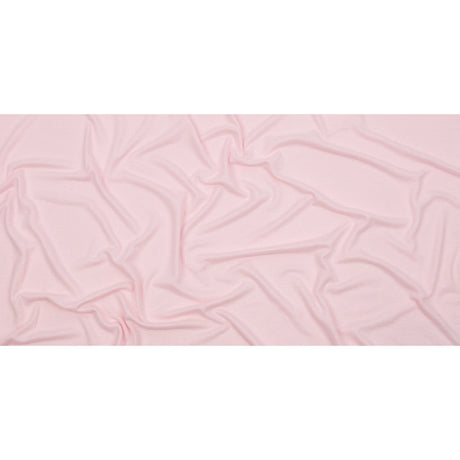 Light Pink Brushed Stretch Rayon and Polyester Sweater Knit