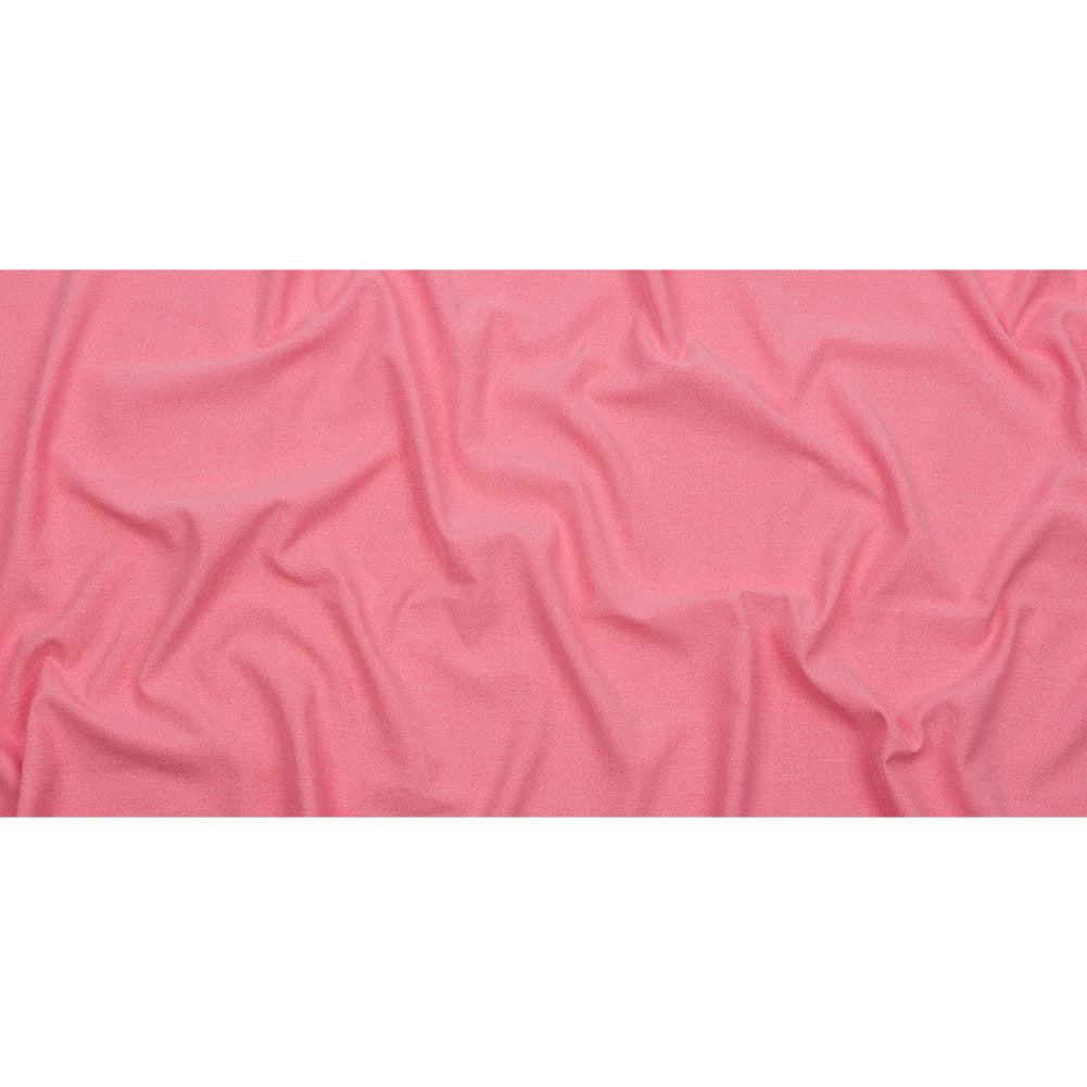 Heathered Hot Pink Cationic Polyester Stretch Twill