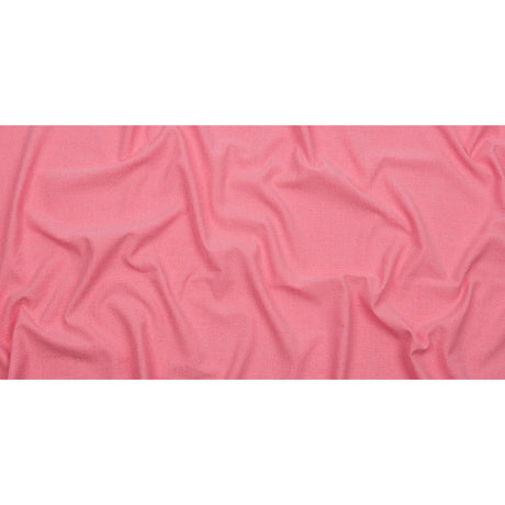 Heathered Hot Pink Cationic Polyester Stretch Twill