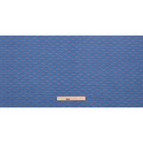 Blue and Pink LIttle Medallions Stretch Polyester ITY Knit