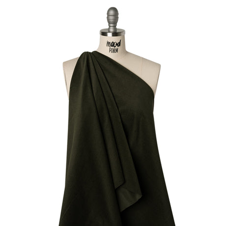 Featherwale Cotton Corduroy - Olive Green - Dawn Collection