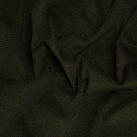 Featherwale Cotton Corduroy - Olive Green - Dawn Collection