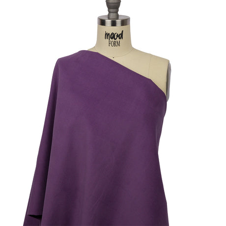 Featherwale Cotton Corduroy - Aubergine - Dawn Collection