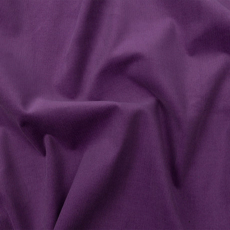 Featherwale Cotton Corduroy - Aubergine - Dawn Collection