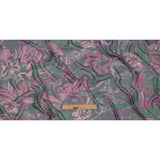 Mood Exclusive Jungle Jam Crinkled Polyester Chiffon