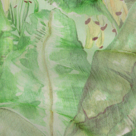 Mood Exclusive Banana Bonanza Crinkled Polyester Chiffon