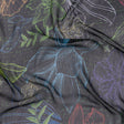 Mood Exclusive Blue Tunnel of Wonder Crinkled Polyester Chiffon