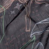 Mood Exclusive Purple Tunnel of Wonder Crinkled Polyester Chiffon