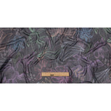 Mood Exclusive Purple Tunnel of Wonder Crinkled Polyester Chiffon