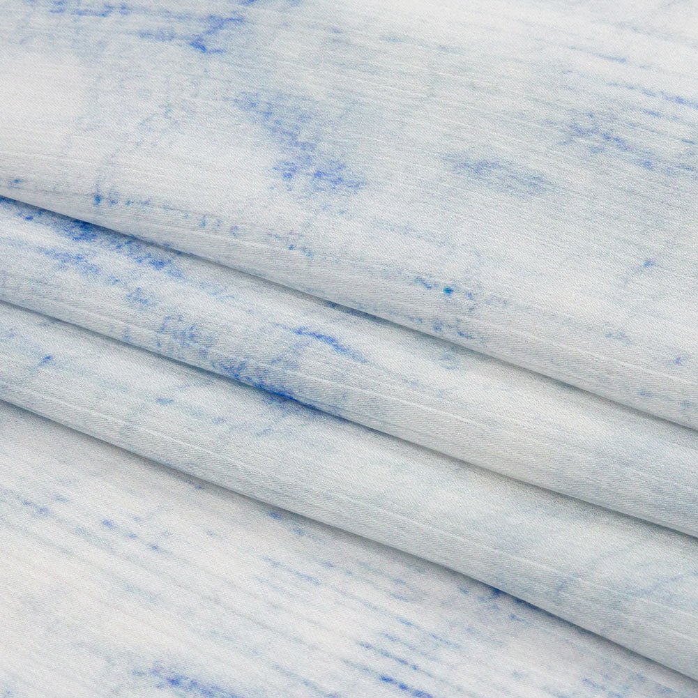 Mood Exclusive Whispering Woods Crinkled Polyester Charmeuse