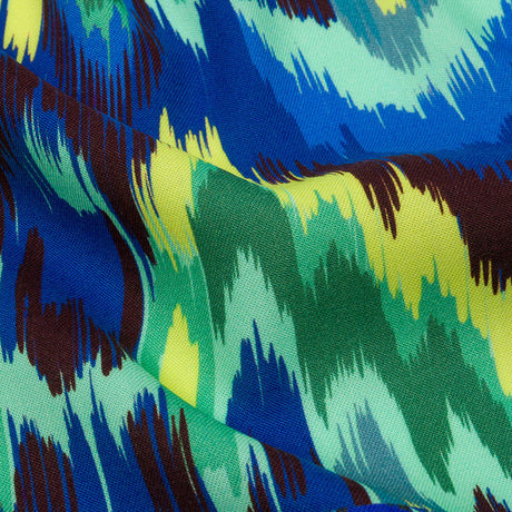Mood Exclusive Peacock Parade Stretch Sustainable Rayon Batiste