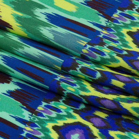 Mood Exclusive Peacock Parade Stretch Sustainable Rayon Batiste