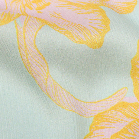 Mood Exclusive Nymphaea Crinkled Polyester Charmeuse