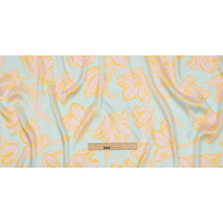 Mood Exclusive Nymphaea Crinkled Polyester Charmeuse