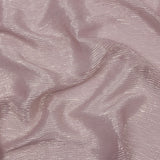 Polyester Chiffon Plisse with All-Over Foil - Mauve and Gold - Honey Collection