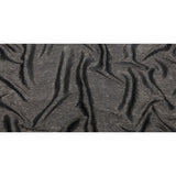 Polyester Chiffon Plisse with All-Over Foil - Black and Gold - Honey Collection