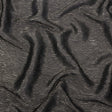 Polyester Chiffon Plisse with All-Over Foil - Black and Gold - Honey Collection