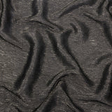 Polyester Chiffon Plisse with All-Over Foil - Black and Gold - Honey Collection