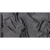 Polyester Chiffon Plisse with All-Over Foil - Black and Silver - Honey Collection