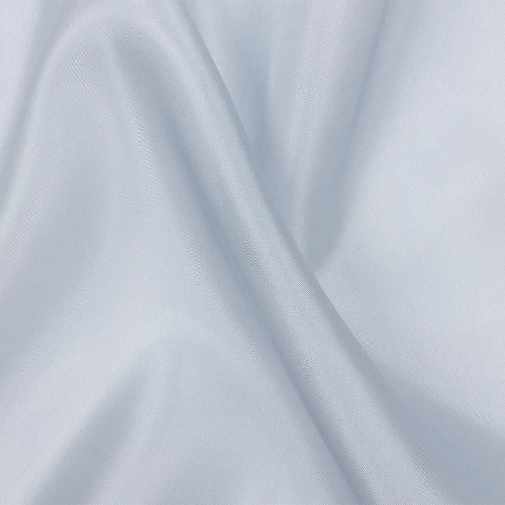 Polyester Twill Organdy - Shimmering Dusty Blue - Quinn Collection